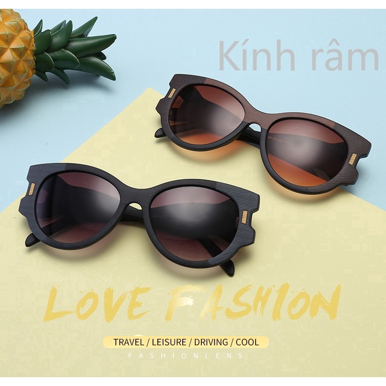 Kính mát mắt mèo oversize thiết kế hợp thời trang