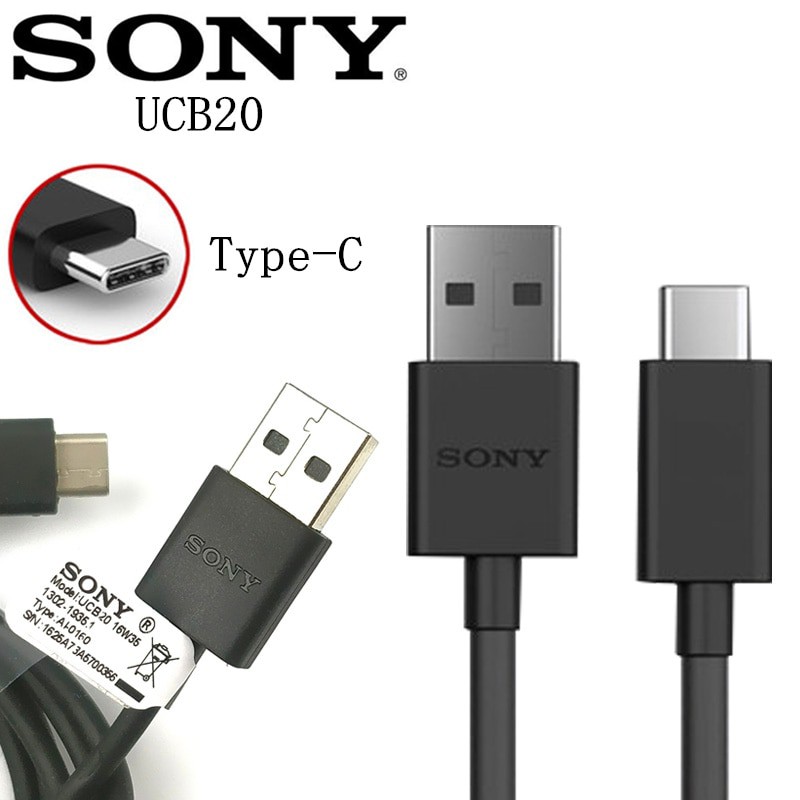 Dây Cáp Sạc Nhanh 100% Sony Ucb20 Usb Type C
