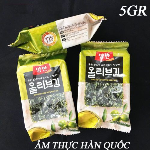 [KoreanMart] TẢO BIỂN ĂN LIỀN VỊ DẦU OLIU DONGWON HÀN QUỐC GÓI 5G