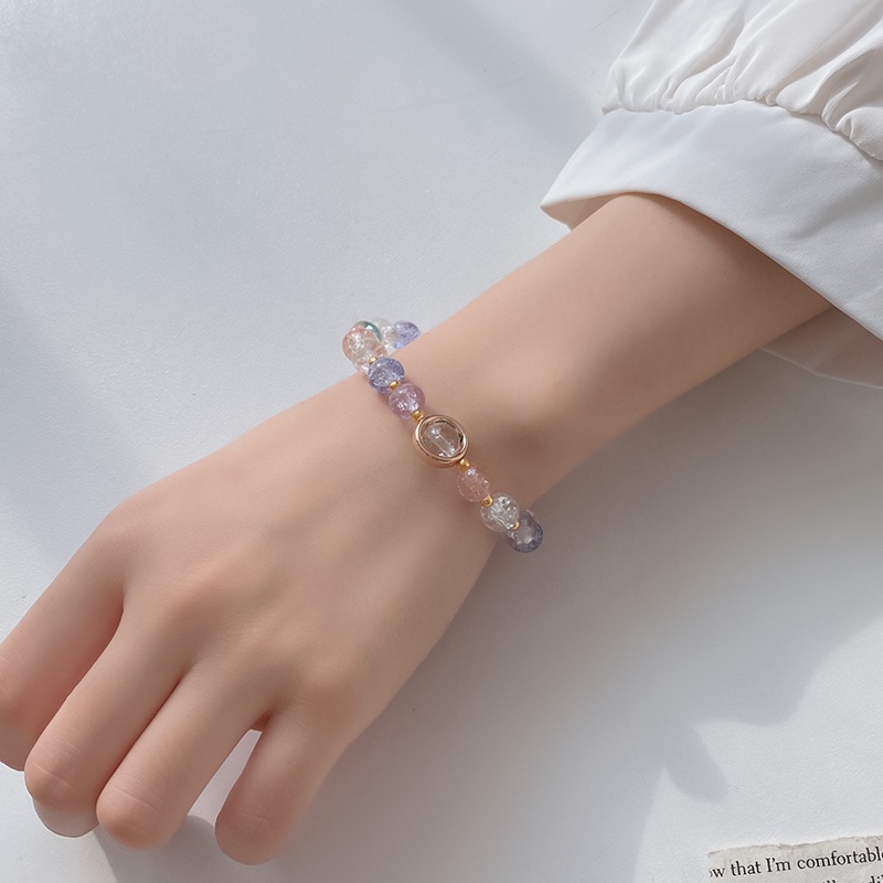 Vòng đeo tay hợp kim thiết kế thời trang phong cách Hàn Quốc