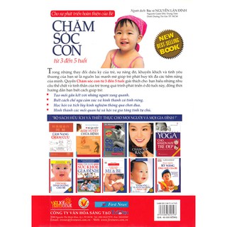 Chăm Sóc Con Từ 3 Đến 5 Tuổi