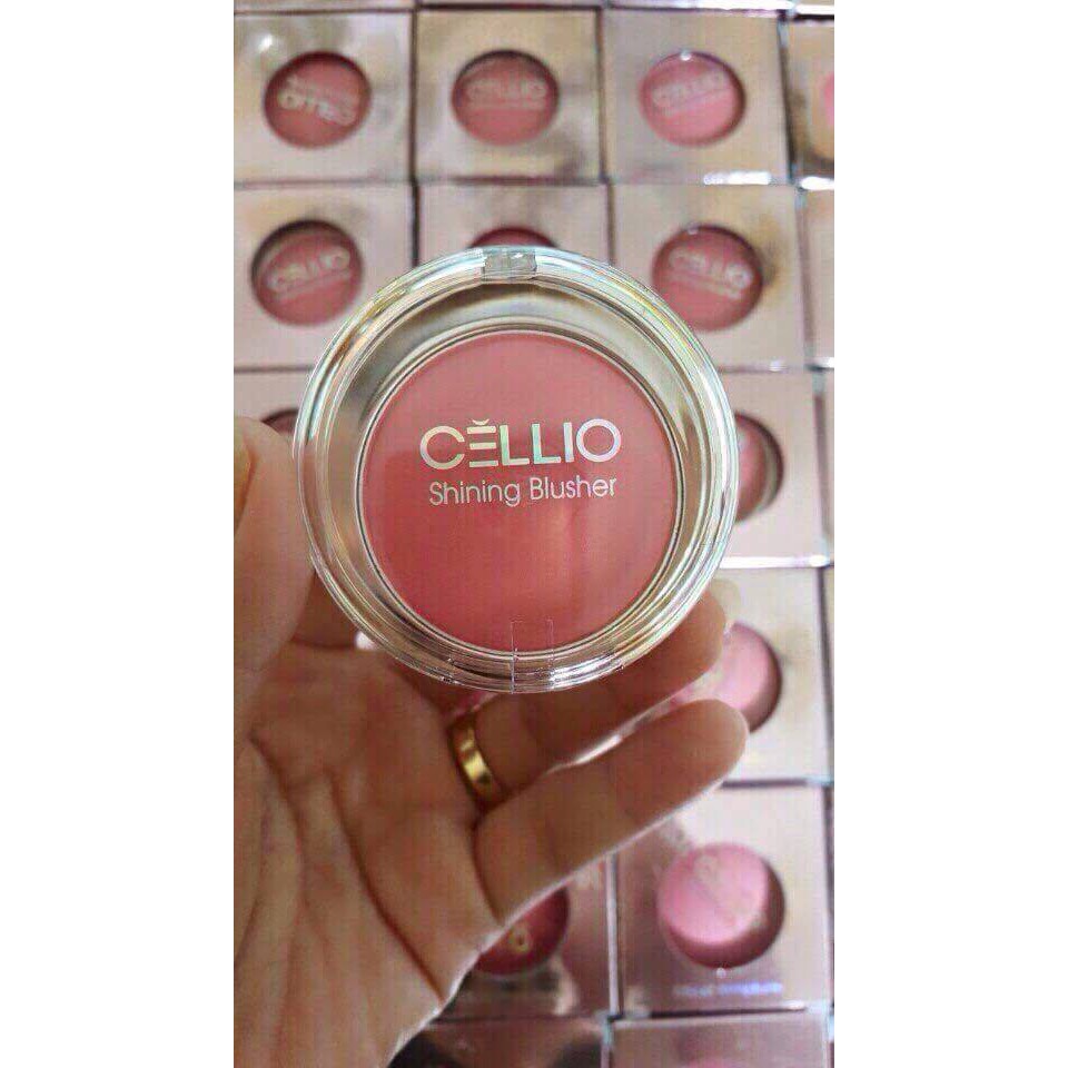 Phấn má hồng Cellio shining blusher