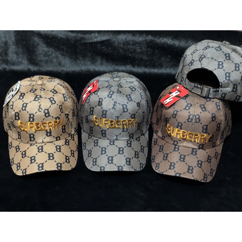 Nón lưỡi trai hoạ tiết chữ B thêu đủ logo phong cách thời trang mới chất vải dày dặn đáng tiền