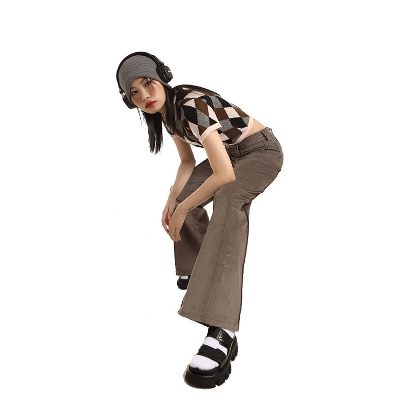Quần ERRORIST honey bum xám