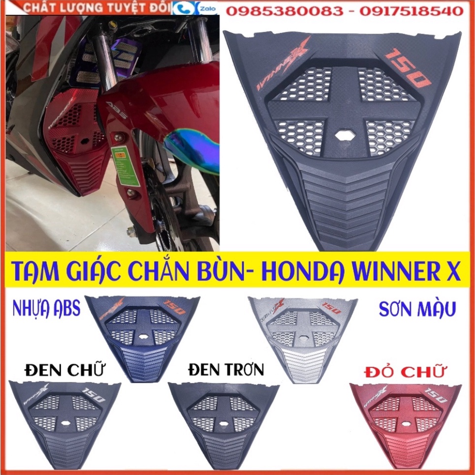 Chắn Bùn Trước (Tam Giác Chắn Bùn Trước) Nhựa Sơn Màu Cho HonDa Winner X (V1, V2 Đời Từ 2019-2021) Ảnh chụp