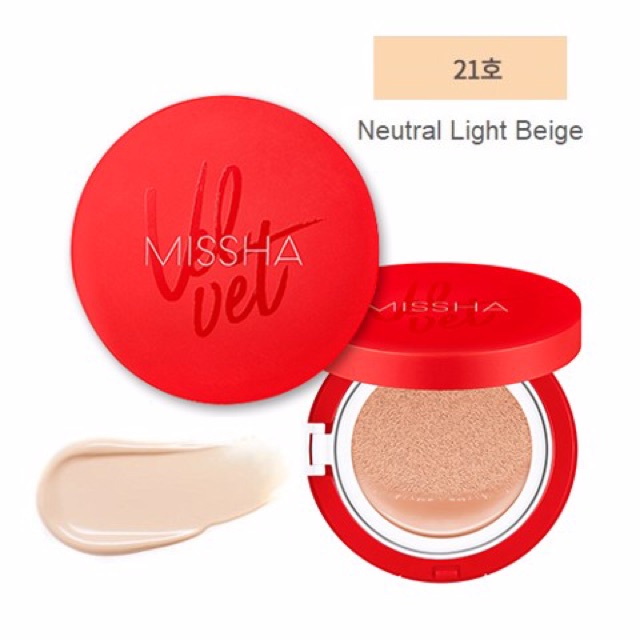 Phấn Nước Missha Velvet Finish Cushion SPF50 PA+++ Limited 2018