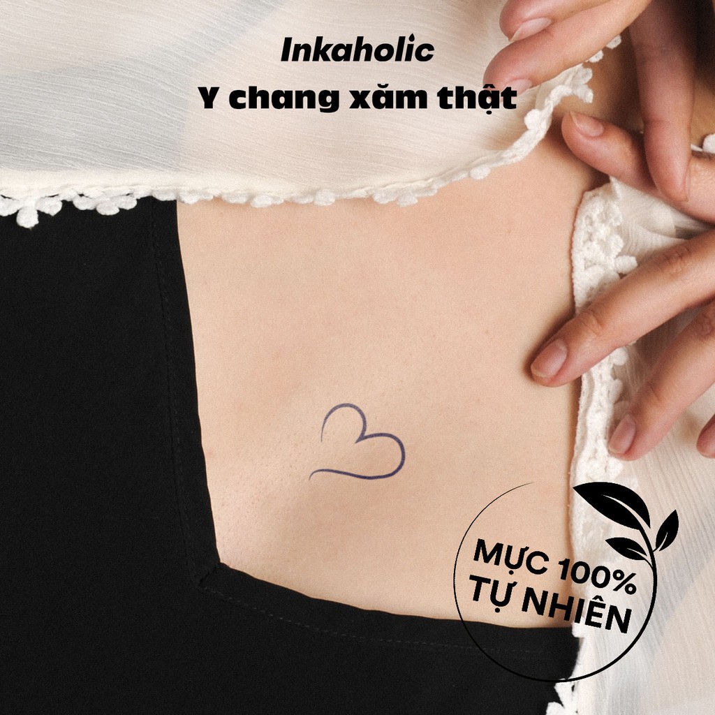 💛 [Chủ đề Tình Yêu] 💞 Inkaholic xăm tạm thời Y HỆT xăm thật trong 15 ngày, 100% tự nhiên và chống nước