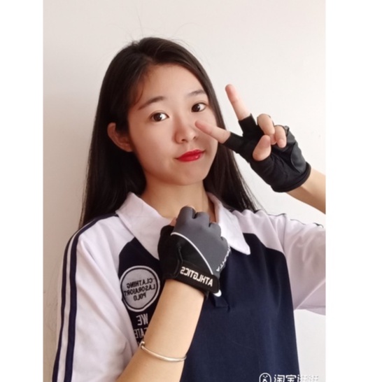 Găng tay tập gym nữ nửa ngón cao cấp, gang tay thể thao nam nữ, bao tay chống nắng GT03