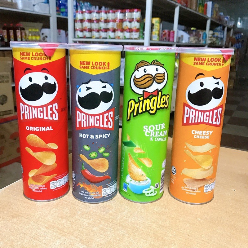 Xả Siêu Rẻ Snack Khoai tây Pringles Phiên Bản Mới Original 107G[ Date 30/10/2021] - Pringle 107g