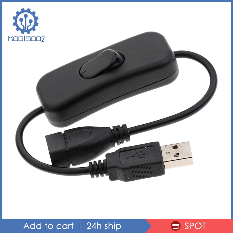 Dây Cáp Nối Dài Koolsoo2 Cổng USB Với Công Tắc Bật / Tắt