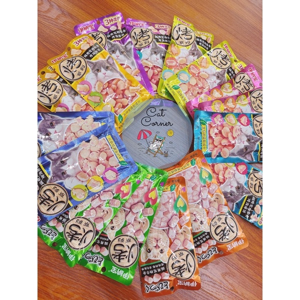 Bánh cá INABA cho mèo 30g ( snack mềm)