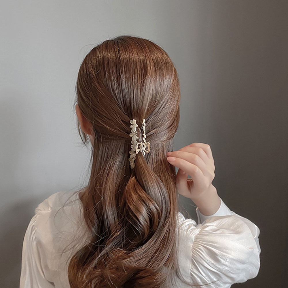 Kẹp Tóc Hình Hoa Đính Đá Thời Trang Cho Nữ