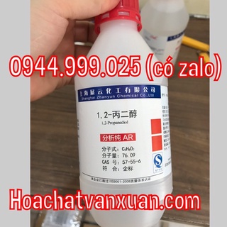 Hóa chất propylene glycol c3h8o2 lọ 500g pg propylen glycol cas 57-55-7