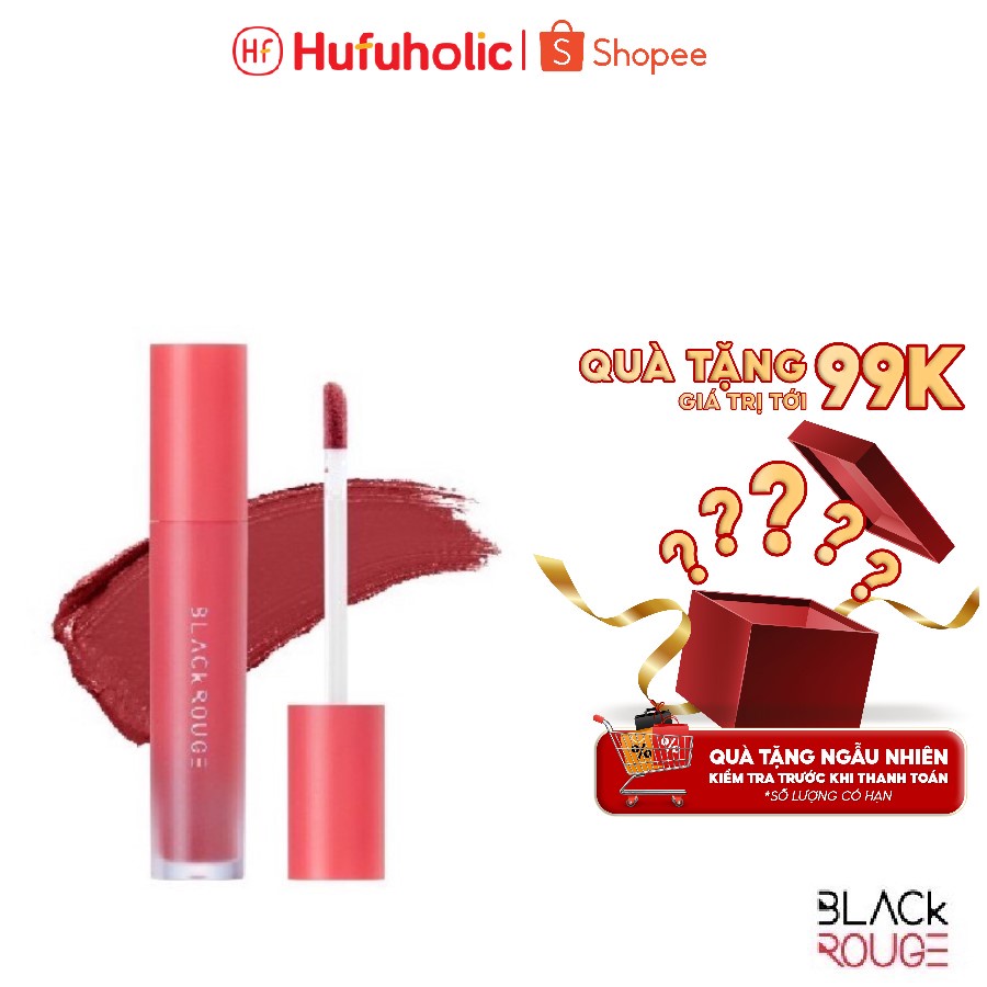 BLACK ROUGE - Son kem lì Mousse Blending cam đất hồng dâu hot trend Blackrouge