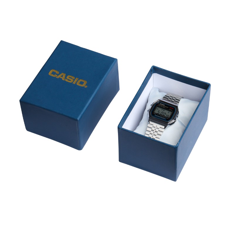Đồng hồ nam CASIO A159W-N1DF - Dây kim loại - Chống nước 5ATM bảo hành chính hãng 12 tháng quốc tế