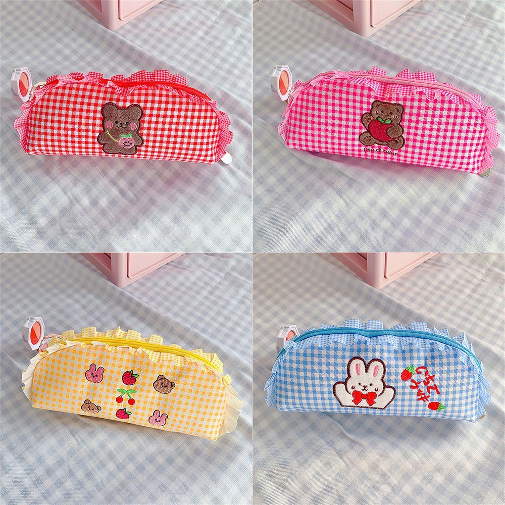 Túi Đựng Bút / Mỹ Phẩm Sức Chứa Lớn Họa Tiết Hoạt Hình Dễ Thương