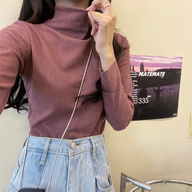 Áo Nữ, Áo Giữ Nhiệt Cổ 3 Phân Chất Len Tăm (Hàng Túi Zíp) | BigBuy360 - bigbuy360.vn