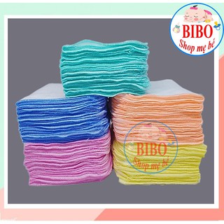 10 Cái Khăn Sữa Cho Bé Sơ Sinh 4 Lớp, Khăn Xô Mềm 1 gói