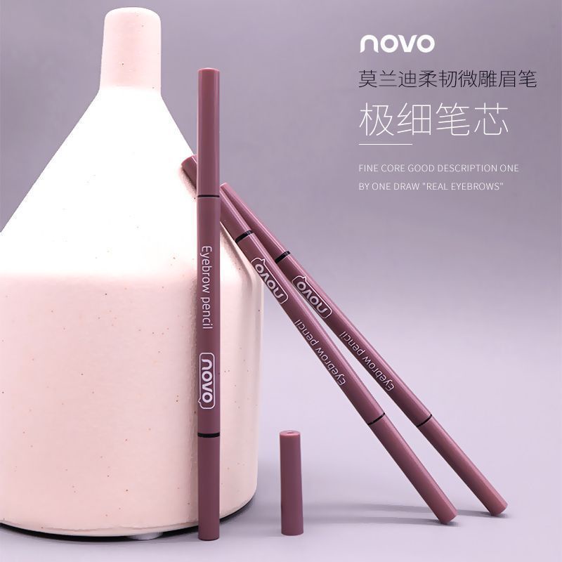 Chì kẻ mày NOVO hai đầu xoay tự động chống nước không thấm mồ hôi không lem