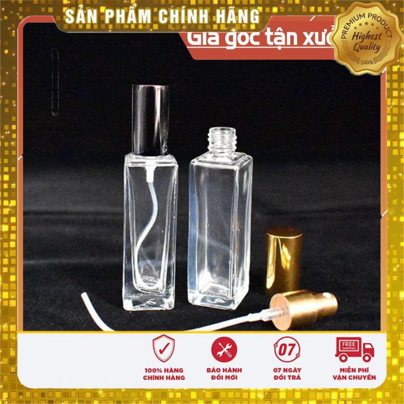 Lọ Chiết Nước Hoa ❤ TRÙM SỈ ❤ Chai lọ chiết nước hoa 20ml vuông đựng dầu thơm , phụ kiện du lịch