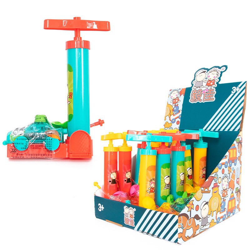 Đồ chơi xe chạy bong bóng kèm đồ bơm bong bóng vui nhộn quà tặng cho bé trẻ em