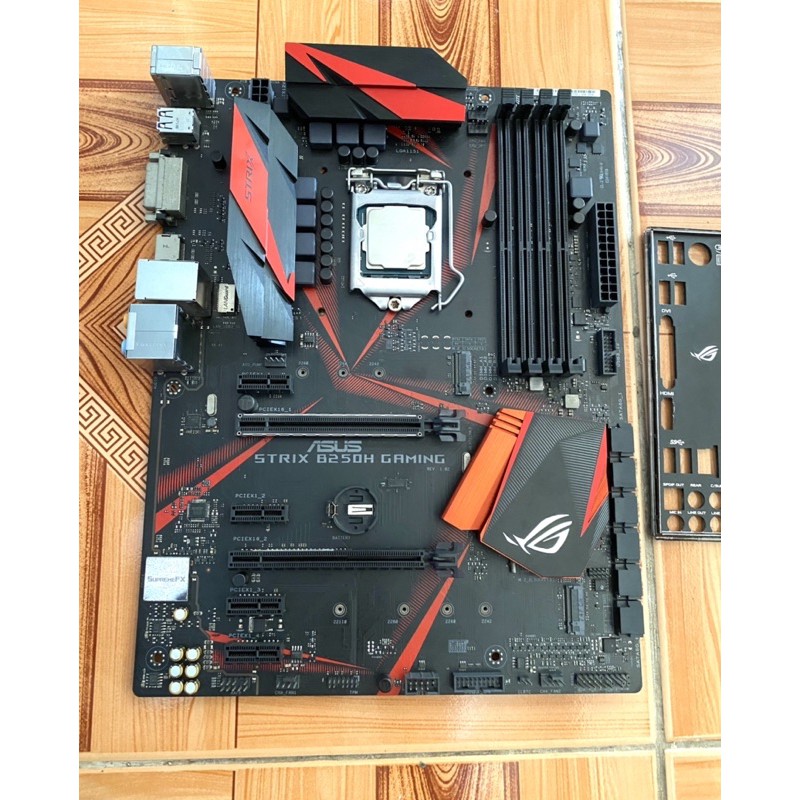 Main bo mạch chủ b250 gaming đã mod chạy thế hệ 9
