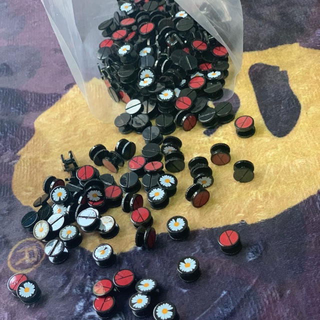 Cặp pin giầy bông cúc gd