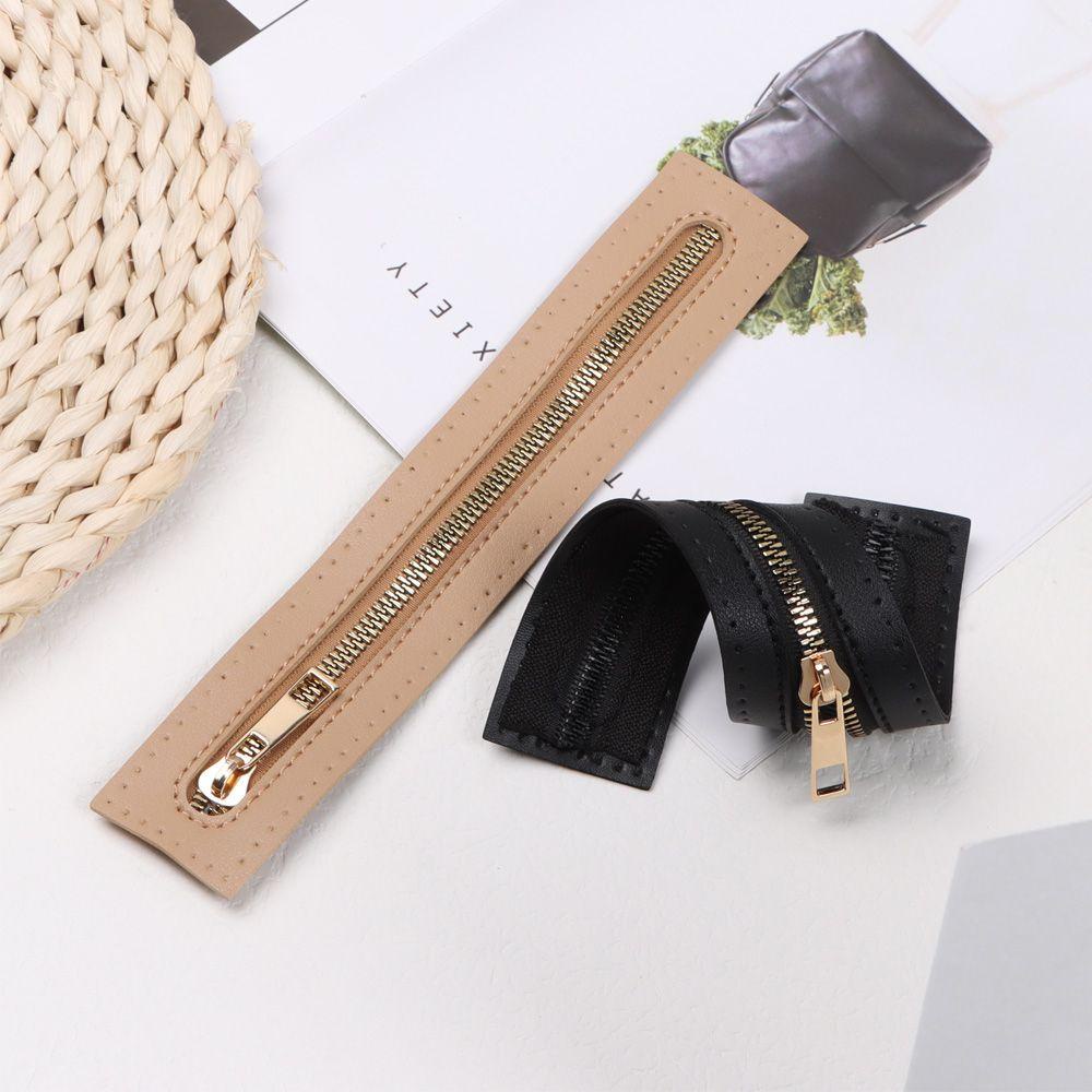 MIHAN1 Dây Khóa Kéo Thay Thế Bằng Da PU Cho Túi Xách MIHAN1