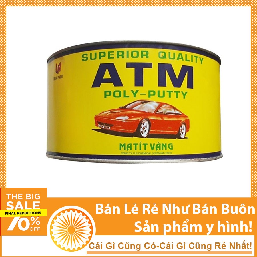 Bột Trét Bả Matit Vàng ATM 2 Thành Phần