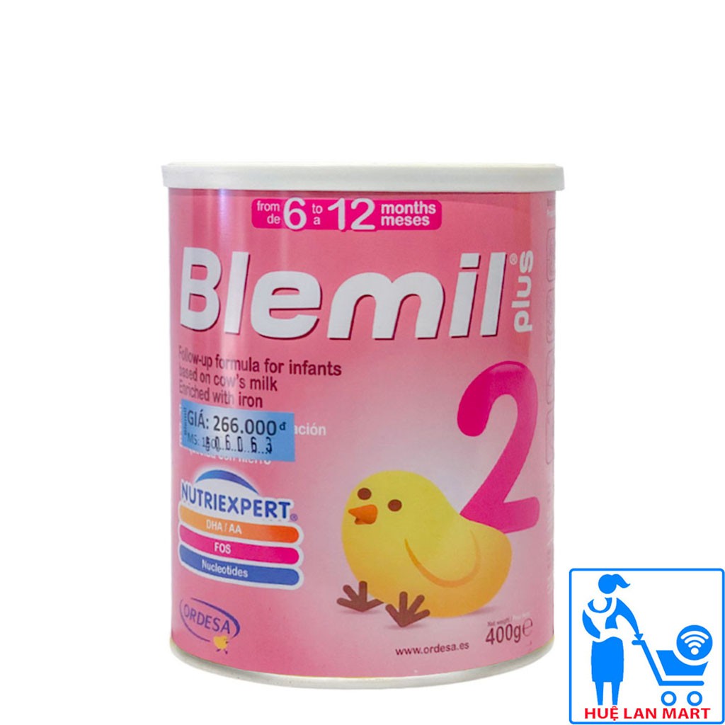 [CHÍNH HÃNG] Sữa Bột Blemil Plus 2 - Hộp 400g