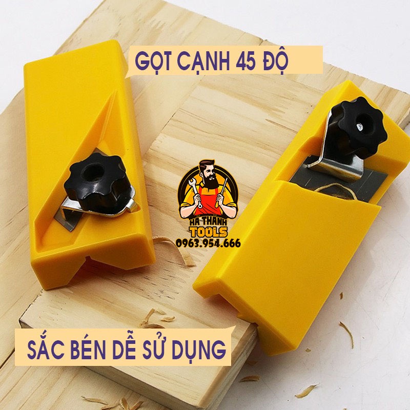 Dao Bào Cạnh Gỗ Gọt Vát Mép Gỗ 45 Độ - Dao Gọt Chỉ Và Bào Cạnh Gỗ Dùng Lưỡi Dao Rọc Giấy