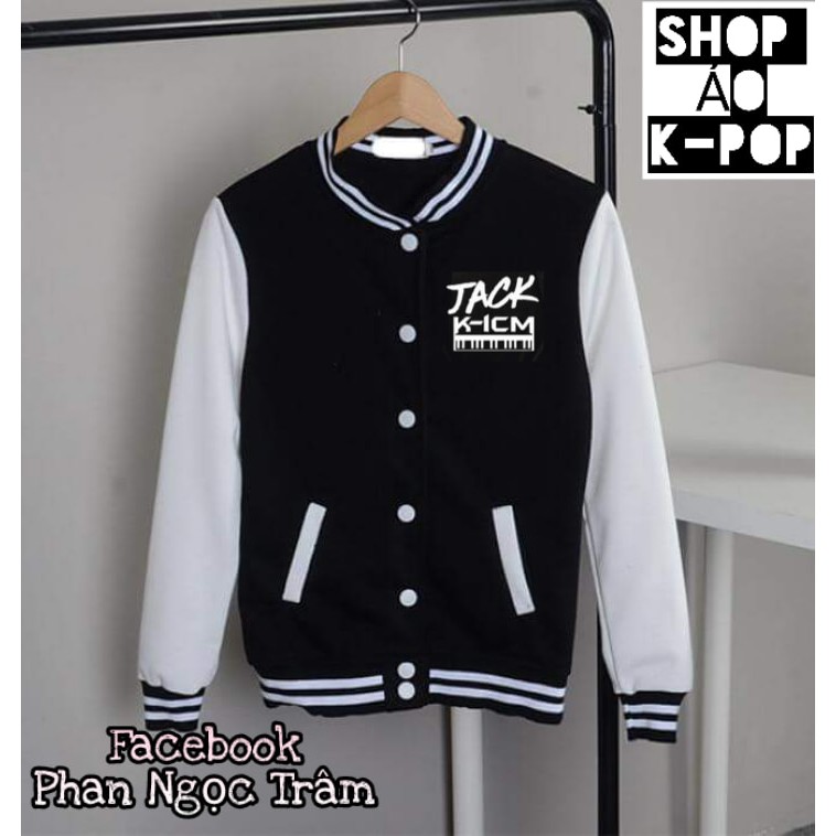áo khoác bóng chày K-ICM & JACK nhạc Vpop - áo bóng chày in theo yêu cầu