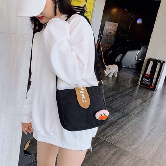 Túi xách tote vải nữ đeo chéo Hot 2020 PEYE