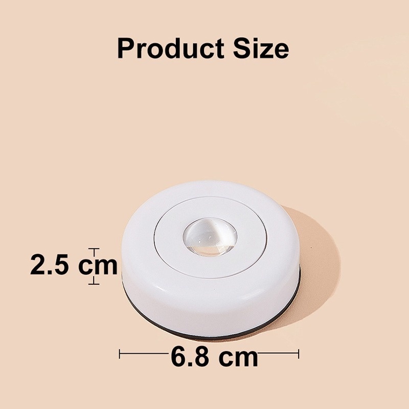 Đèn LED Tròn Chiếu Hoàng Hôn / Phòng Khách / Phòng Ngủ Tự Dính Dùng Pin