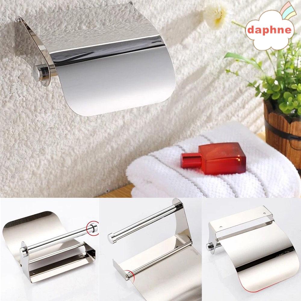 Daphne Hộp Đựng Cuộn Giấy Vệ Sinh Gắn Tường Bằng Thép Không Gỉ Chống Thấm Nước Tiện Dụng Cho Nhà Tắm / Khách Sạn