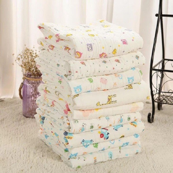 Bộ 2 Khăn Tắm Sợi Tre Aden Cho Bé