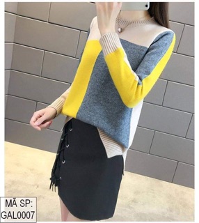 Áo len phối màu cao cấp