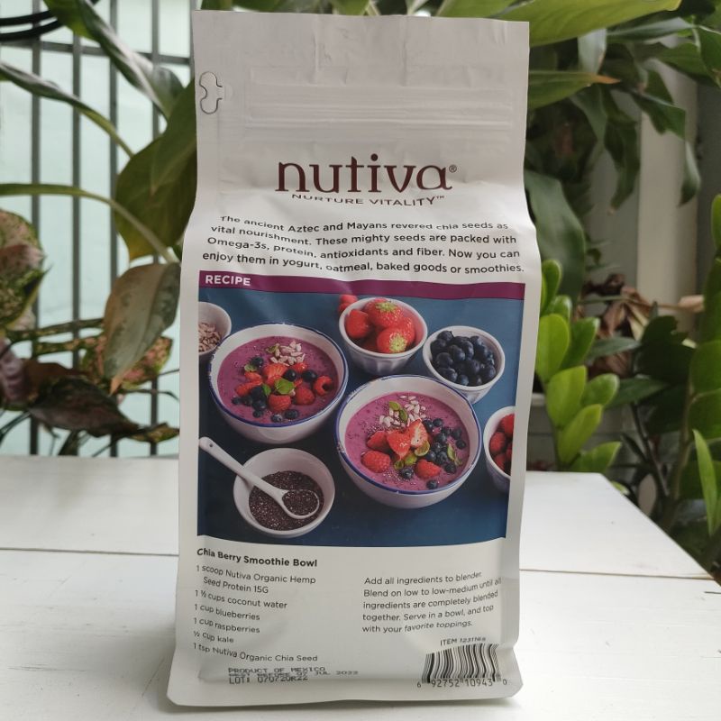 Hạt chia Nutiva Chia Seed 1.36kg -Mỹ