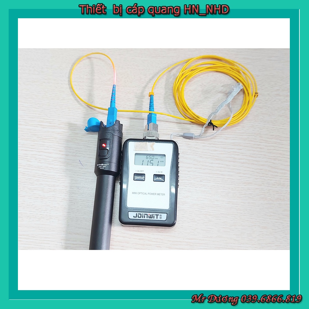 Bút soi laser quang VFL Tribrer 10km  - Pin 2AA