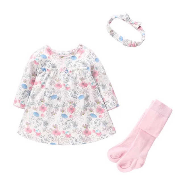 Set 3pcs Váy Hoa Bé Gái Vlinder