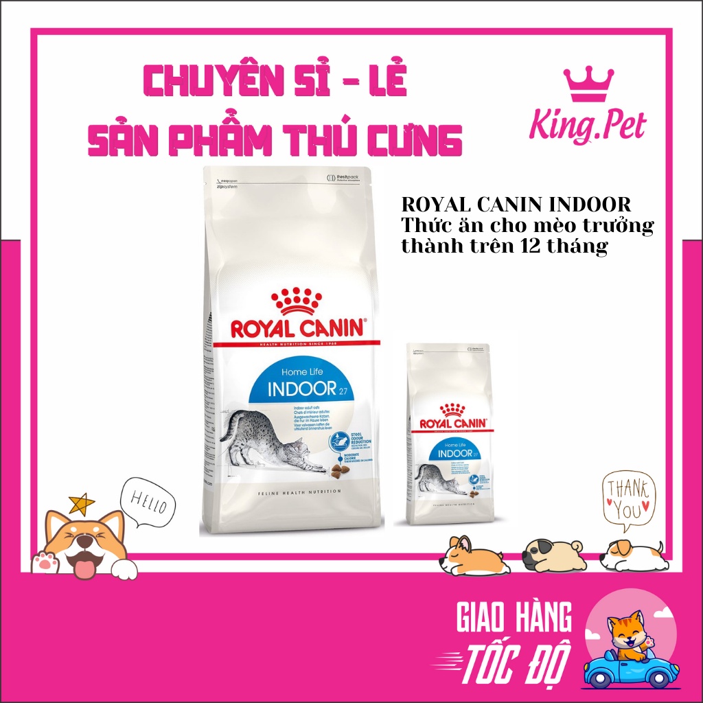 ROYAL CANIN INDOOR- Thức ăn cho mèo trưởng thành trên 12 tháng