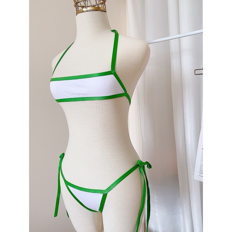 Freesize - bk034 - Set đồ lót nữ sexy khiêu gợi áo không gọng + quần lọt khe - KELLYWANG HCM