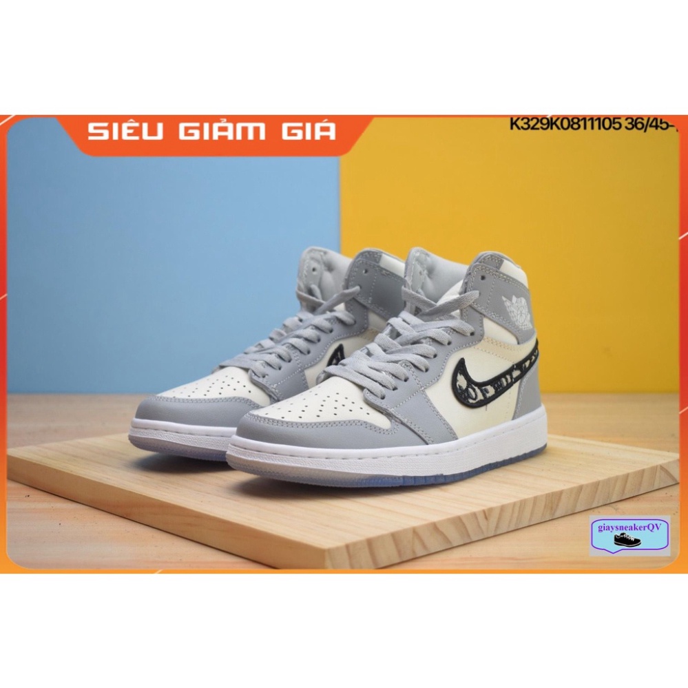 (FULL BOX + QUÀ TẶNG) Giày thể thao Air Jordan 1 Retro High Dior  cổ cao siêu đẹp, năng động dành cho nam và nữ | BigBuy360 - bigbuy360.vn