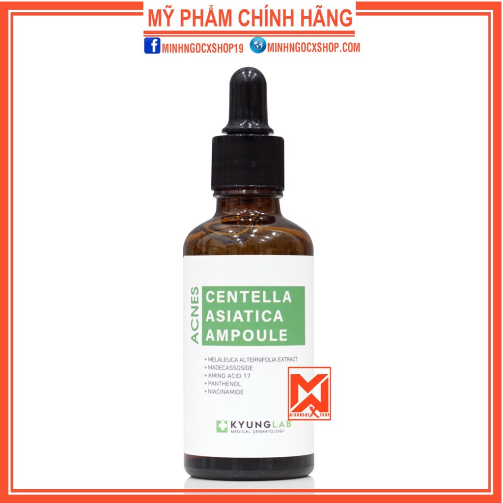 Tinh chất serum giảm mụn, ngừa mụn KYUNG LAB ACNES CENTELLA ASIATICA AMPOULE 50ml