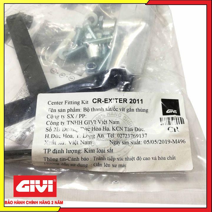 🔥Pát Gắn Thùng Giữa Givi Chính Hãng Cho Exciter 2011 - BH 2 Năm