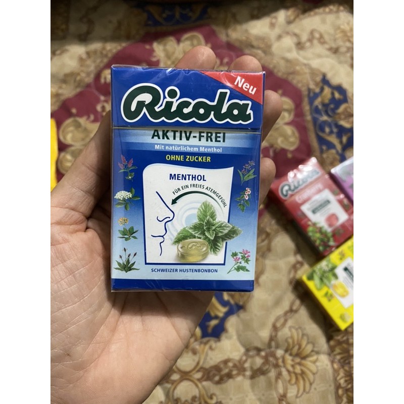 Kẹo ngậm thảo mộc Ricola 50-75gr Nội địa Đức