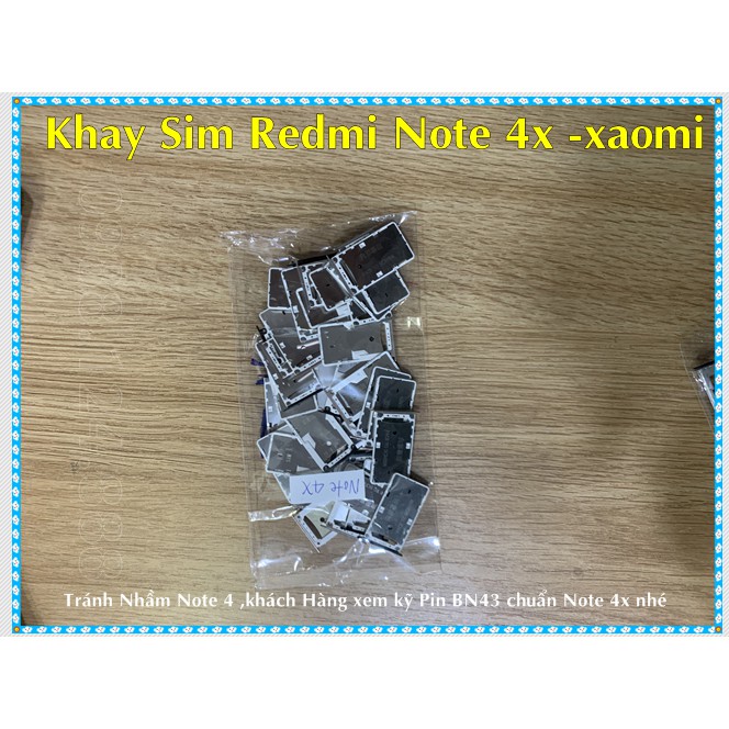 Khay Sim Redmi Note 4x -Xaomi