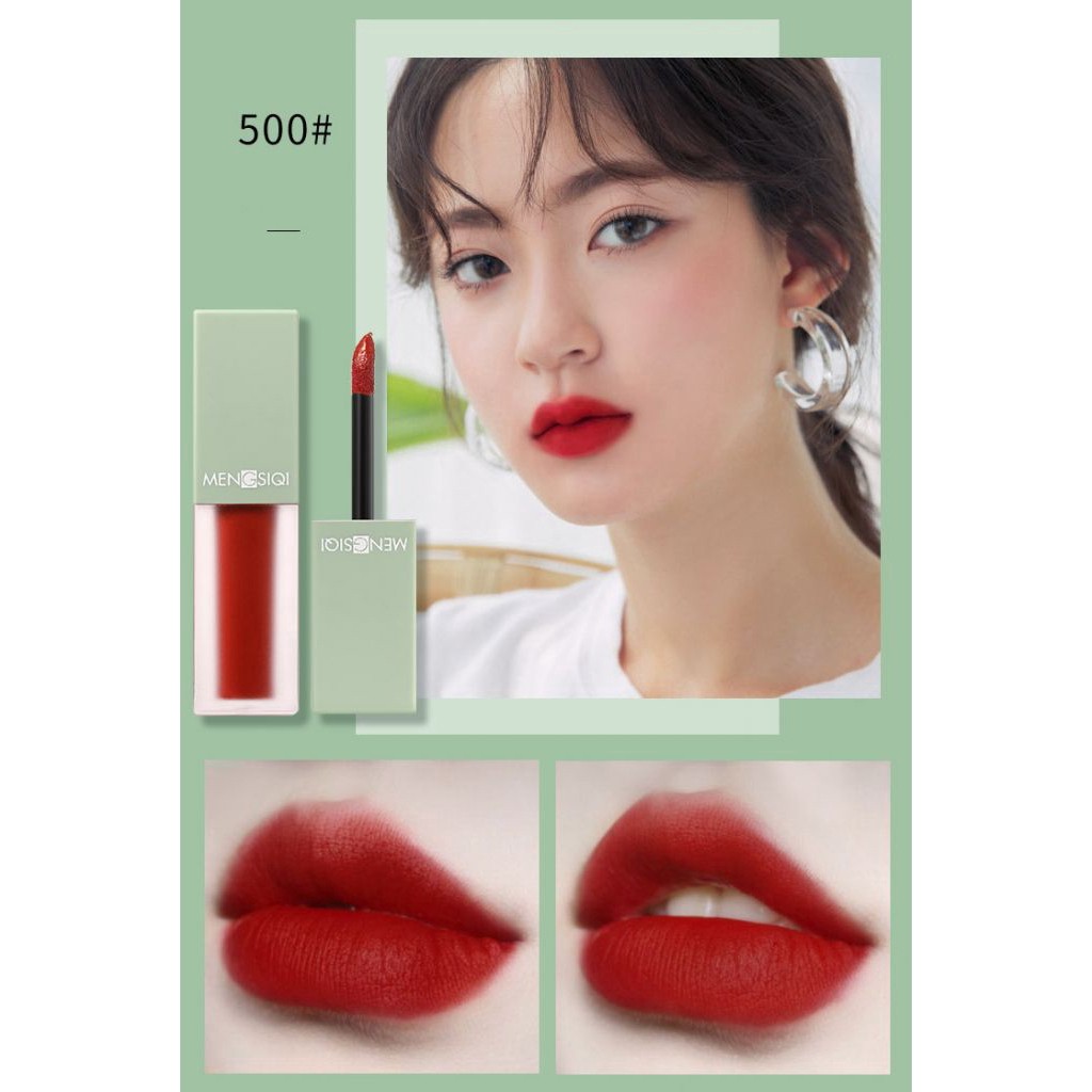 Set 5 Son Kem Lì Siêu Mịn Mengsiqi Orchid Love Matte Lip -Z194-E9T2
