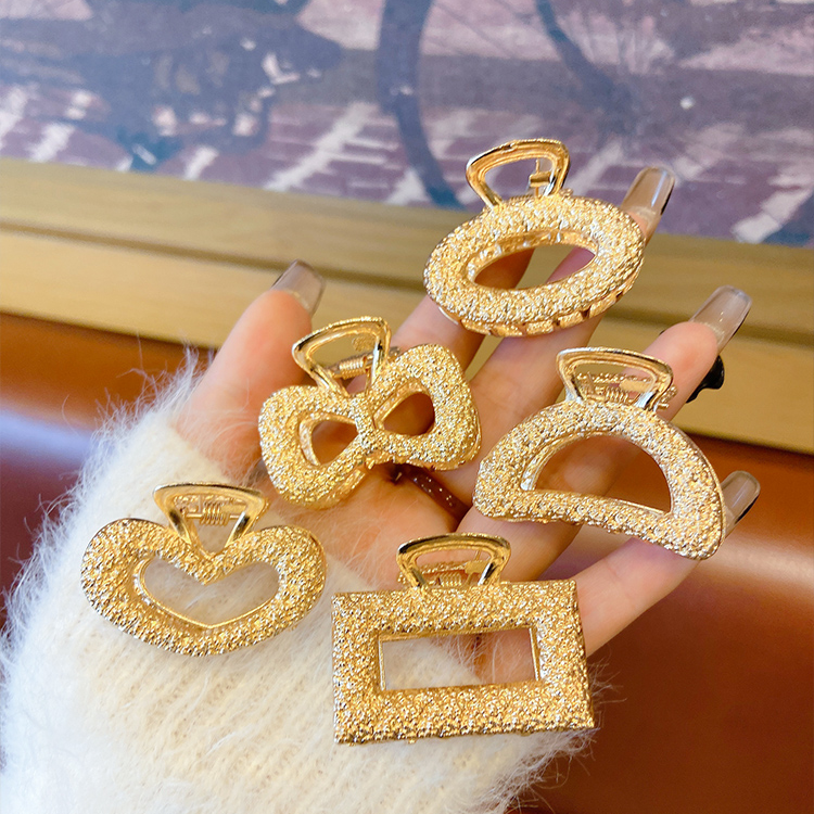 Kẹp gắp tóc bằng kim loại phong cách Hàn Quốc