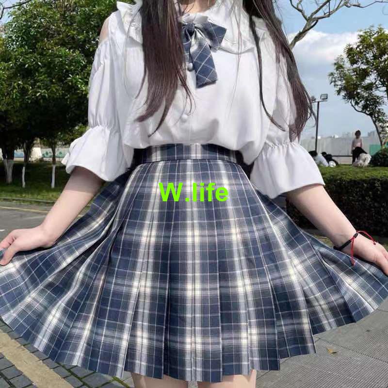 Áo Sơ Mi Tay Loe Ngắn Hở Vai Cổ Búp Bê Phong Cách Lolita Nhật Bản Thời Trang Cho Nữ